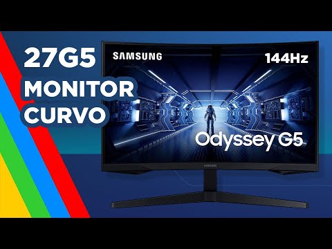 Monitor Curvo 27&quot; Samsung Odyssey 27G5 - WQHD - 144Hz - 1ms - HDR10